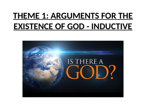 Inductive Arguments - Cosmological