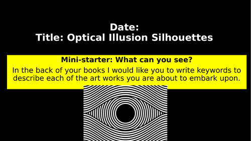 Optical Illusion Silhouette