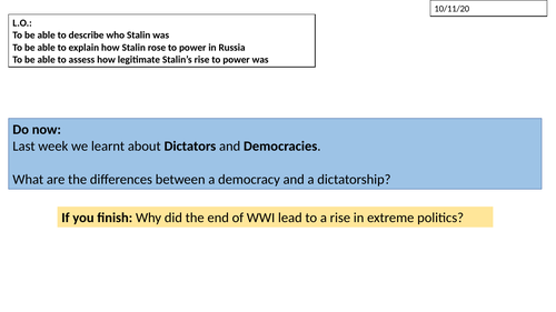 Introduction to Stalin