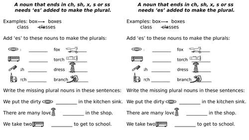 Spelling Plural Words Rules Add Suffixes