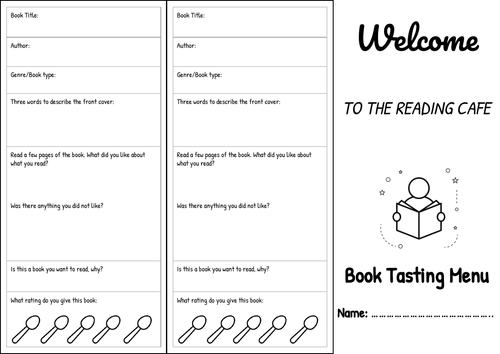 Book Tasting Teaching Resources