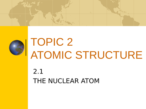 IBDP Chemistry Topics 2 and 12 (Atomic Structure) PowerPoint Bundle