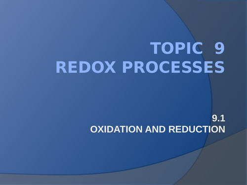 IBDP Chemistry Topics 9 and 19 (Redox Processes) PowerPoint Bundle