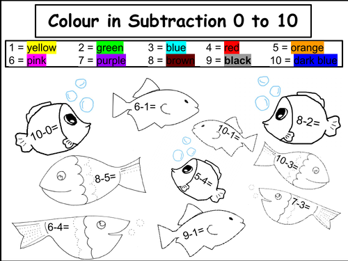 Colour in Addition and Subtraction to 5 and 10