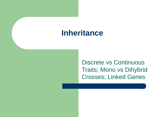 Inheritance for IB and A Level Biology - Presentation