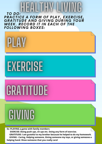 PEGG - Play, Exercise, Gratitude and Giving