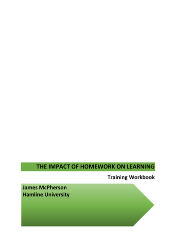 Impact of Homework Workbook (PD)