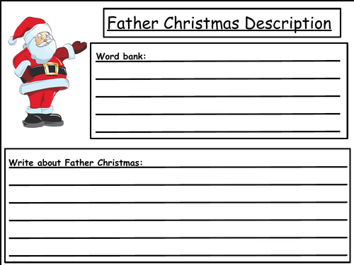 Christmas Descriptive Writing