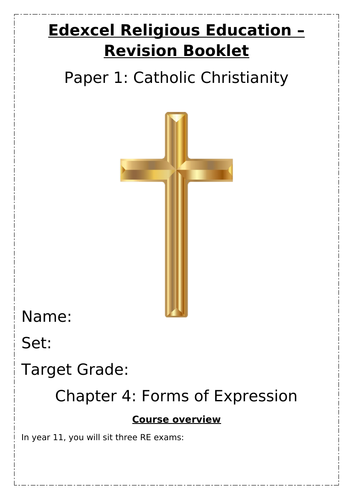 Edexcel Catholic Christianity Revision: Forms of Expression and Ways of Life