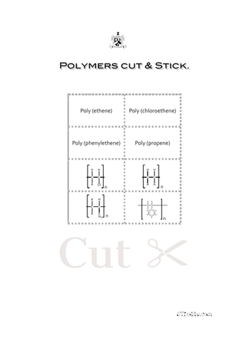 Polymers cut & stick