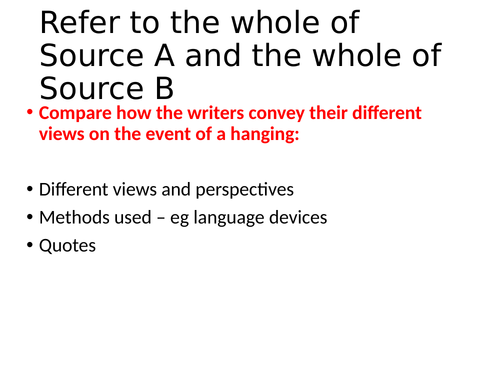 AQA English Language Paper 2 death penalty GCSE