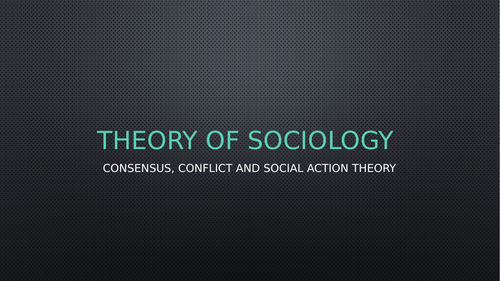 Theory and Methods- Functionalism