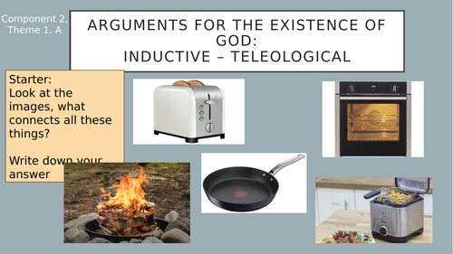 Teleological arguments Eduqas