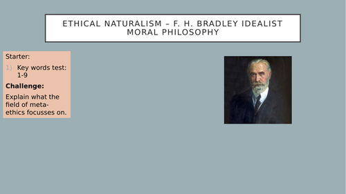 Ethical Naturalism - Bradley Eduqas
