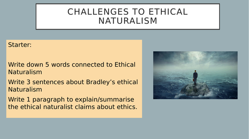 Challenges to Ethical Naturalism