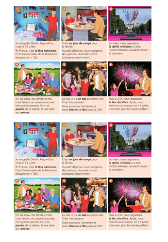 Dynamo 1 Module 4 On fait la fête! Unit 4