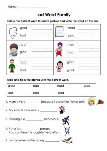 phonics-ad-word-family-printable-teaching-resources