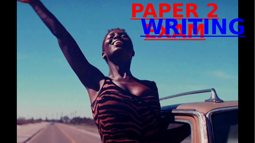PAPER 2 WRITING resit PowerPoint & VIDEOS - GCSE ENGLISH LANGUAGE