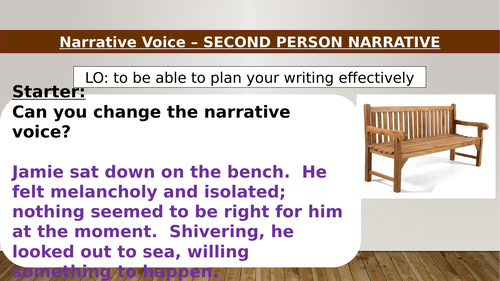 Narrative Voice - Second Person Narrative