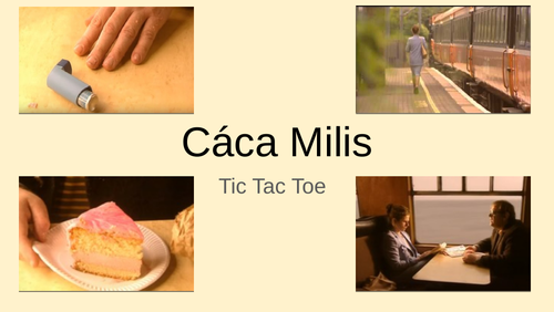 Cáca Milis - Tic Tac Toe