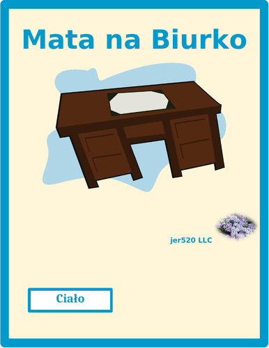 Ciało (Body in Polish) Desk Mat
