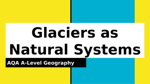 Glaciers as Natural Systems