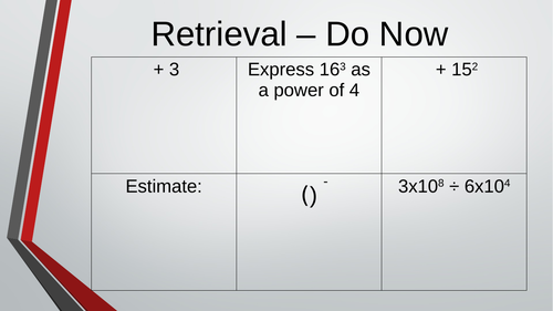 Edexcel GCSE Higher Unit 2 - Algebra