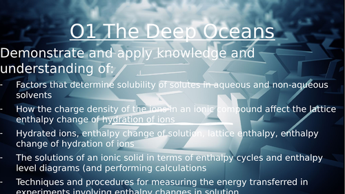 1 The Deep Oceans