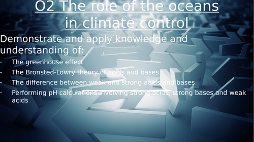 2 Role of Oceans in Climate Control