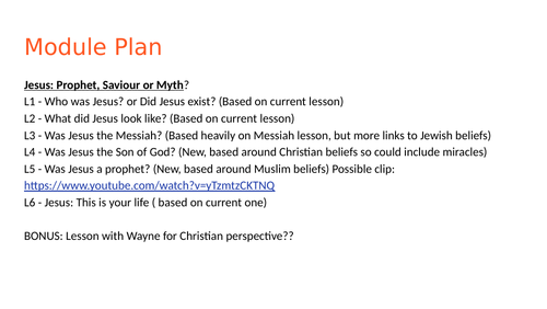 Jesus: Prophet, Saviour, Myth?