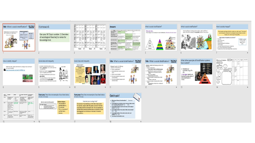 What is social stratification? INTRODUCTION LESSON GCSE