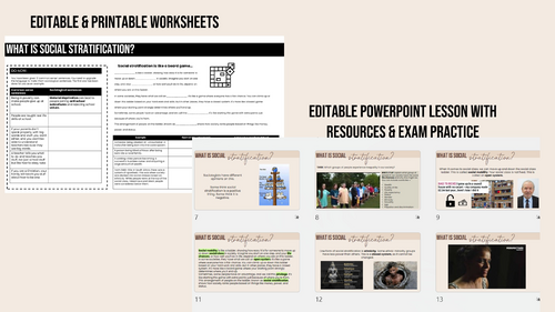 SOCIOLOGY GCE What is social stratification? INTRODUCTION LESSON