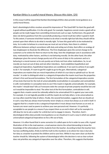 Kantian ethics decision making picture