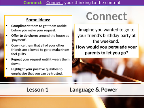 Language & Power Scheme (KS3)