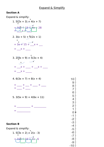 Expand & Simplify two single brackets