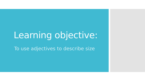 Year 1 - A week of one off writing lessons using picture stimulus