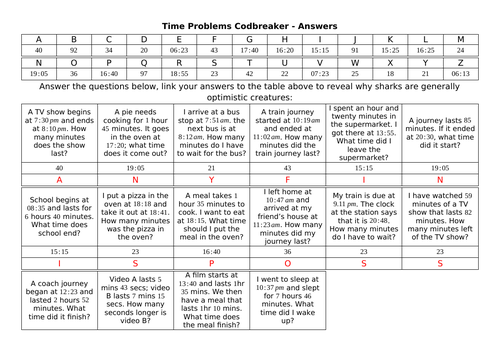 Time Problems Codbreaker