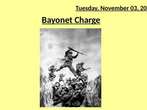Bayonet Charge Grade 9 annotations