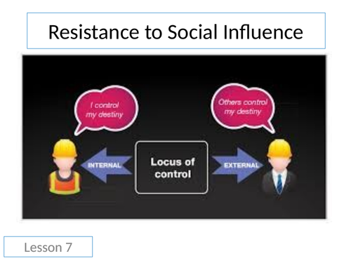 Resisting Social Influence
