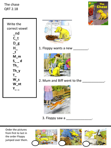The Chase Oxford reading tree worksheet