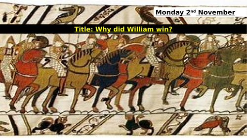 Remote Learning: Why did William win? | Teaching Resources