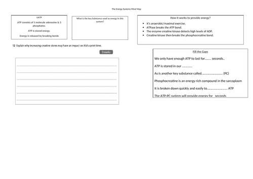 Unit 1 Energy System ATP-PC