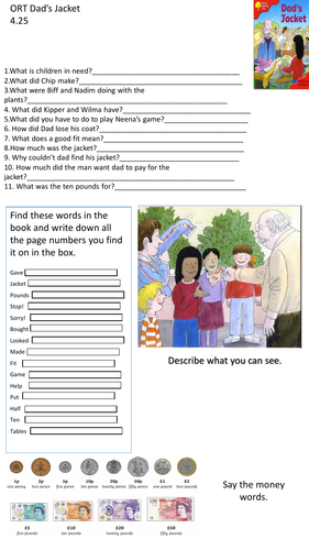 Dad's Jacket Oxford reading tree