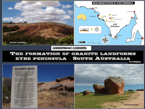 GRANITE LANDFORMS OF EYRE PENINSULA SOUTH AUTRALIA