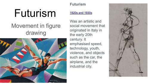 Futurism Figure and Movement