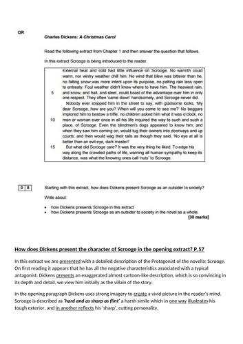 How does scrooge change in stave 1 image