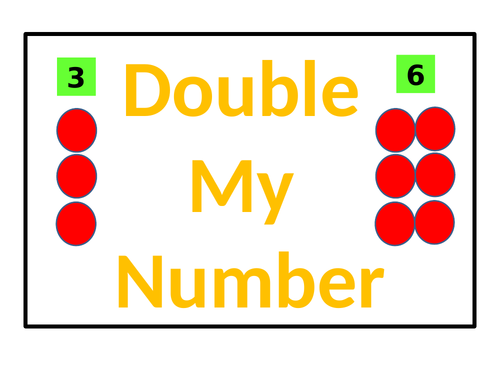 Doubles and Halves - Activity and Test