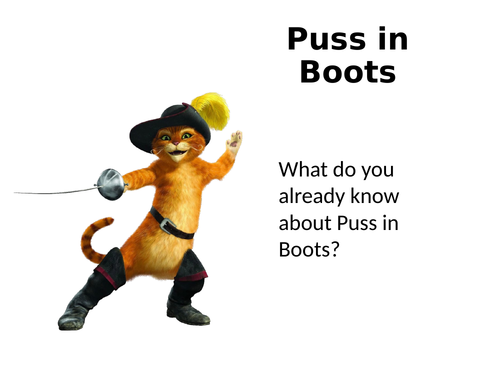 Puss In Boots OCR A Level