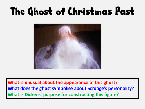 Ghost of Christmas Past Lesson