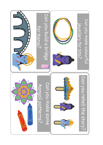 Diwali activity cards